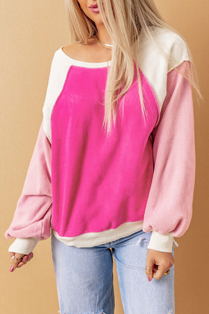 Bright Color Block Sweatshirt - ONLINE EXCLUSIVE