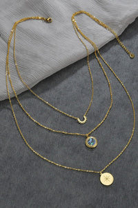 Triple-Layered Stainless Steel Necklace - ONLINE EXCLUSIVE
