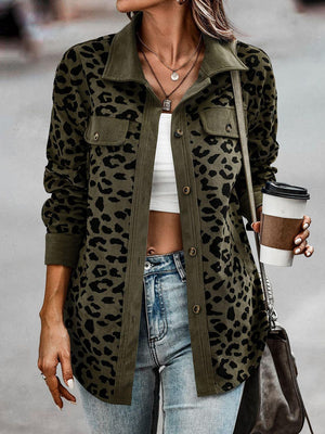 Leopard Buttoned Jacket - ONLINE EXCLUSIVE