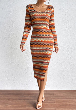 Candy Stripe Pencil Dress - ONLINE EXCLUSIVE