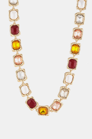 Glass Stone Necklace - ONLINE EXCLUSIVE