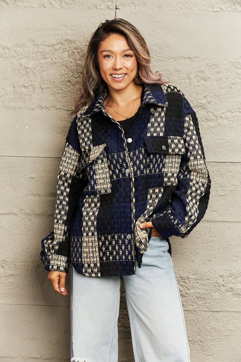 Plaid High-Lo Shacket - ONLINE EXCLUSIVE