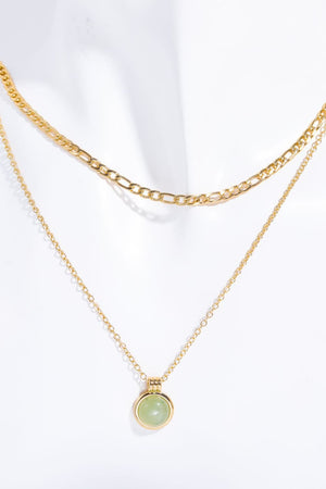 Aventurine Pendant Necklace - ONLINE EXCLUSIVE