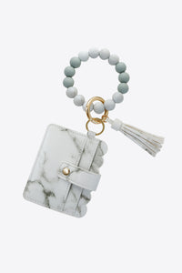 Beaded Tassel Keychain with Wallet - ONLINE EXCLUSIVE