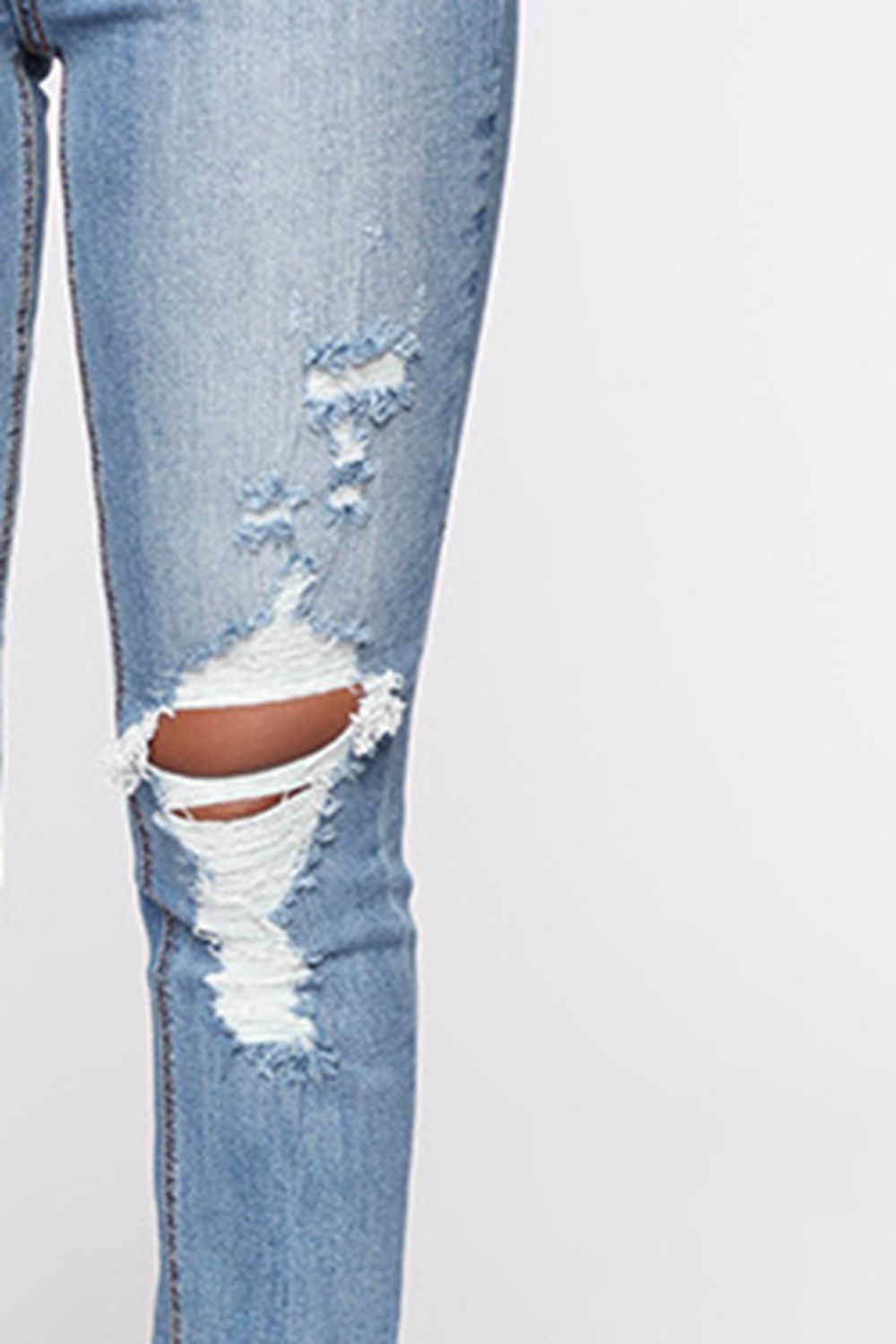 Distressed Slit Jeans - ONLINE EXCLUSIVE