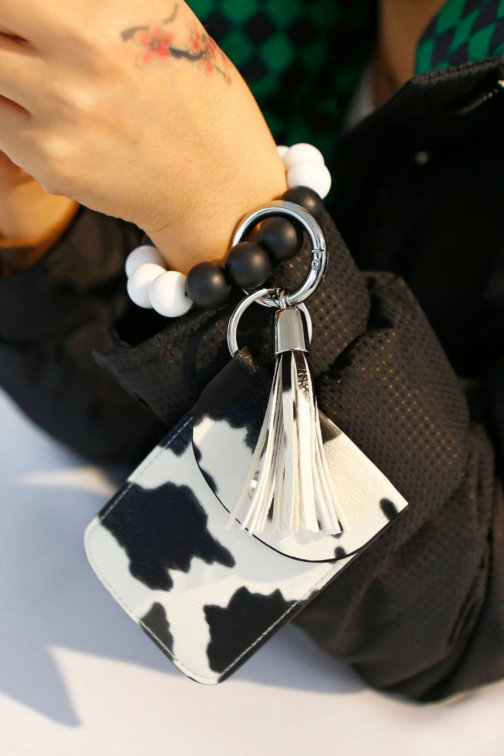 Bead Wristlet Key Chain with Wallet - ONLINE EXCLUSIVE