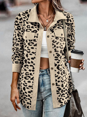 Leopard Buttoned Jacket - ONLINE EXCLUSIVE