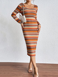 Candy Stripe Pencil Dress - ONLINE EXCLUSIVE