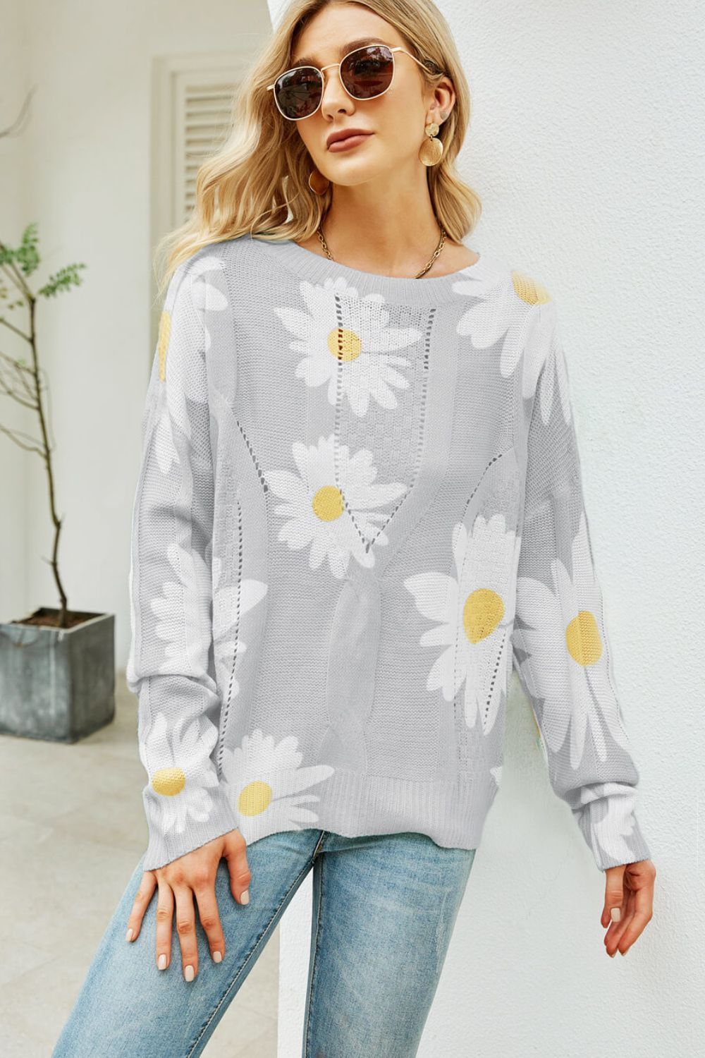 For The Love Of Daisies Sweater - ONLINE EXCLUSIVE