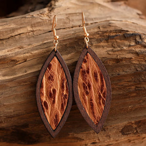 Wooden Dangle Earrings - ONLINE EXCLUSIVE