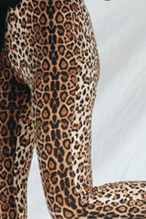 Leopard Print Flare Leg Pants - ONLINE EXCLUSIVE