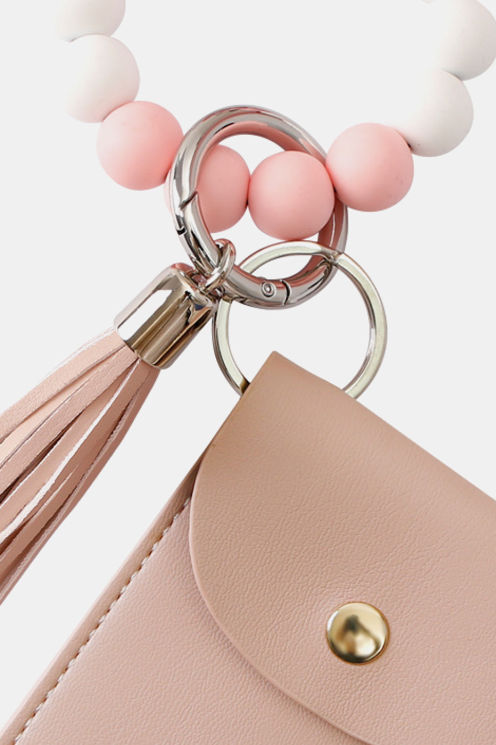 Bead Wristlet Key Chain with Wallet - ONLINE EXCLUSIVE