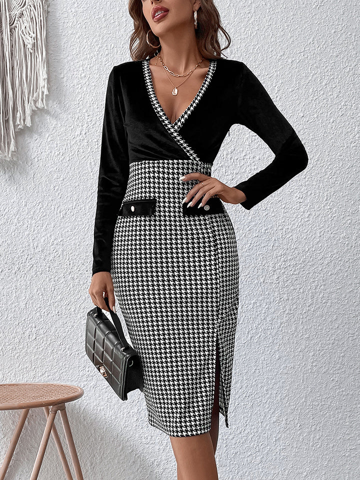 Classic Houndstooth Dress - ONLINE EXCLUSIVE