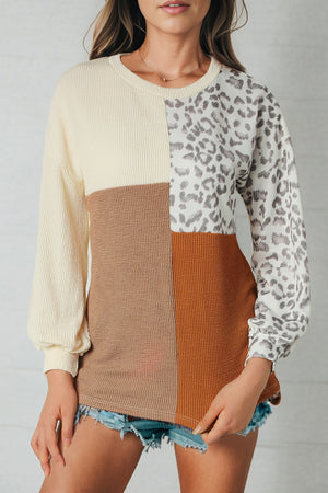 Leopard Patchwork Top - ONLINE EXCLUSIVE