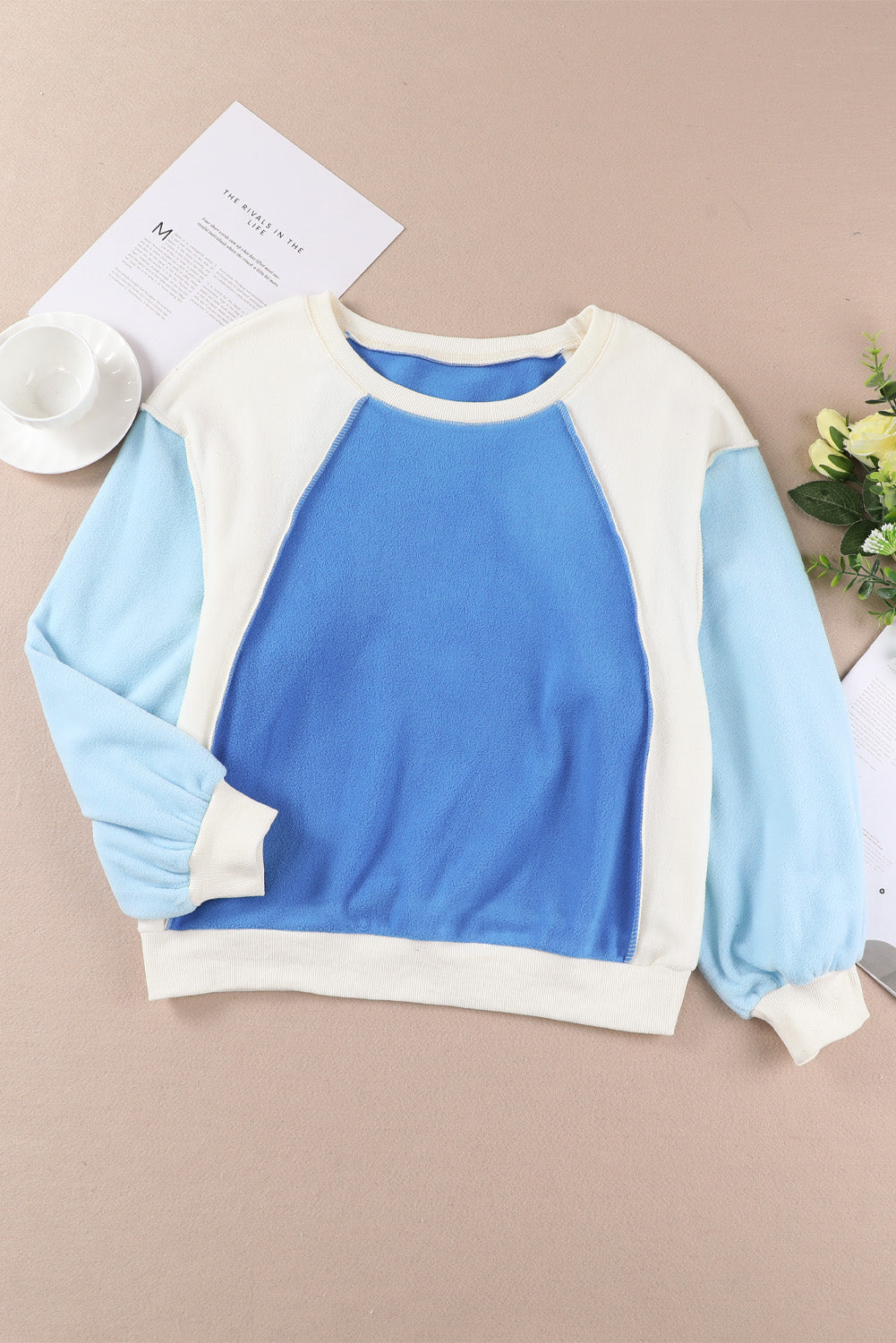 Bright Color Block Sweatshirt - ONLINE EXCLUSIVE