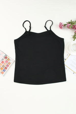 Rhinestone Spaghetti Strap Cami - ONLINE EXCLUSIVE