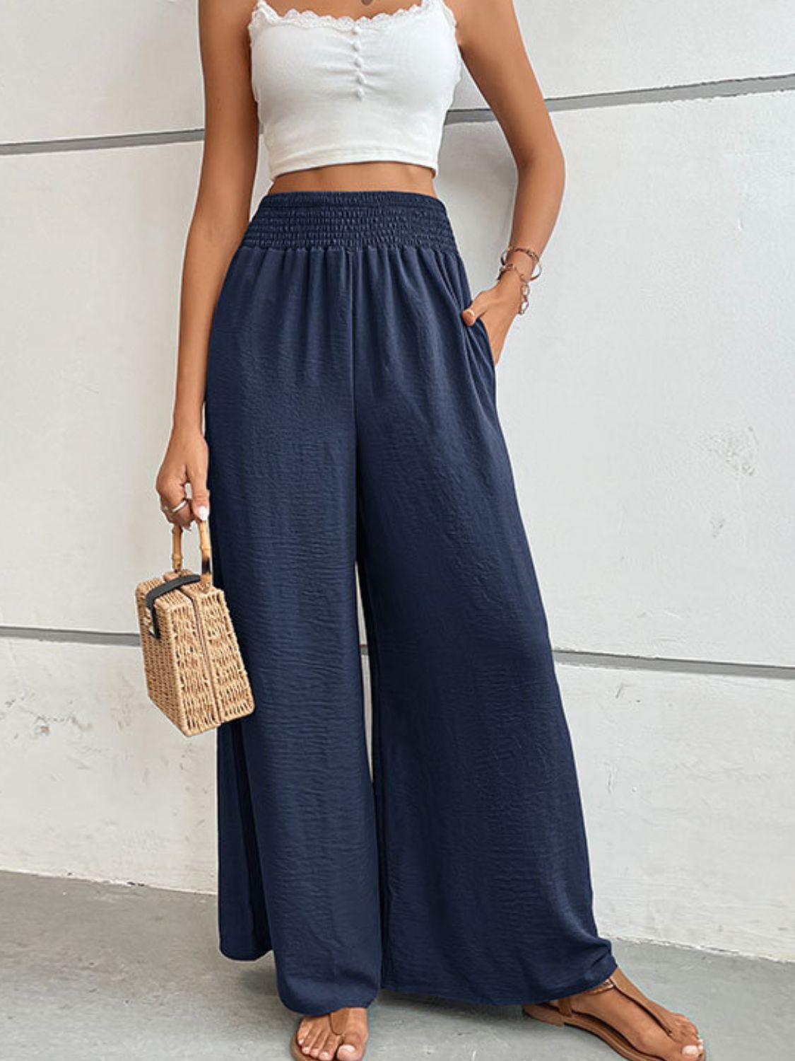 Wide Waistband Relax Fit Pants - ONLINE EXCLUSIVE