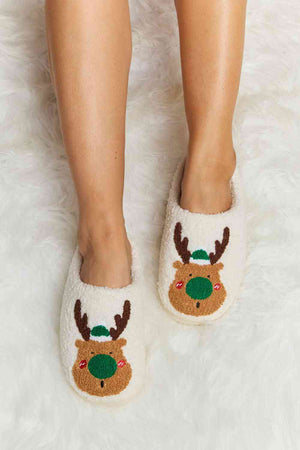 Rudolph Plush Slide Slippers