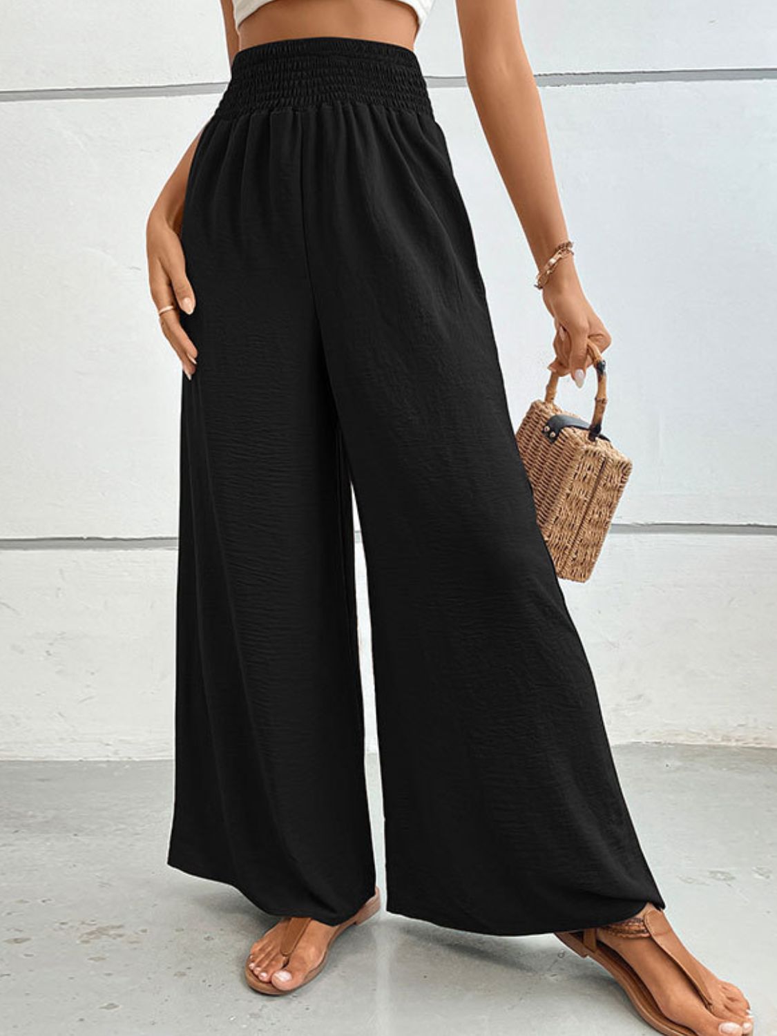 Wide Waistband Relax Fit Pants - ONLINE EXCLUSIVE