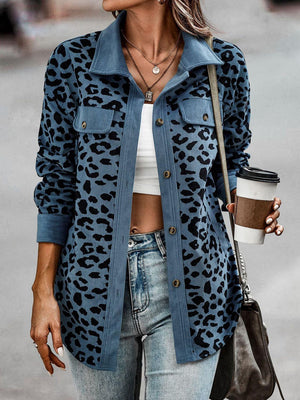 Leopard Buttoned Jacket - ONLINE EXCLUSIVE