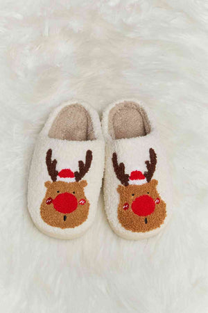 Rudolph Plush Slide Slippers