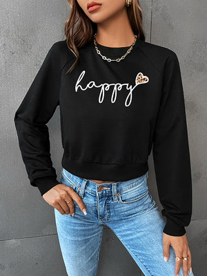 HAPPY Graphic Sweatshirt - ONLINE EXCLUSIVE