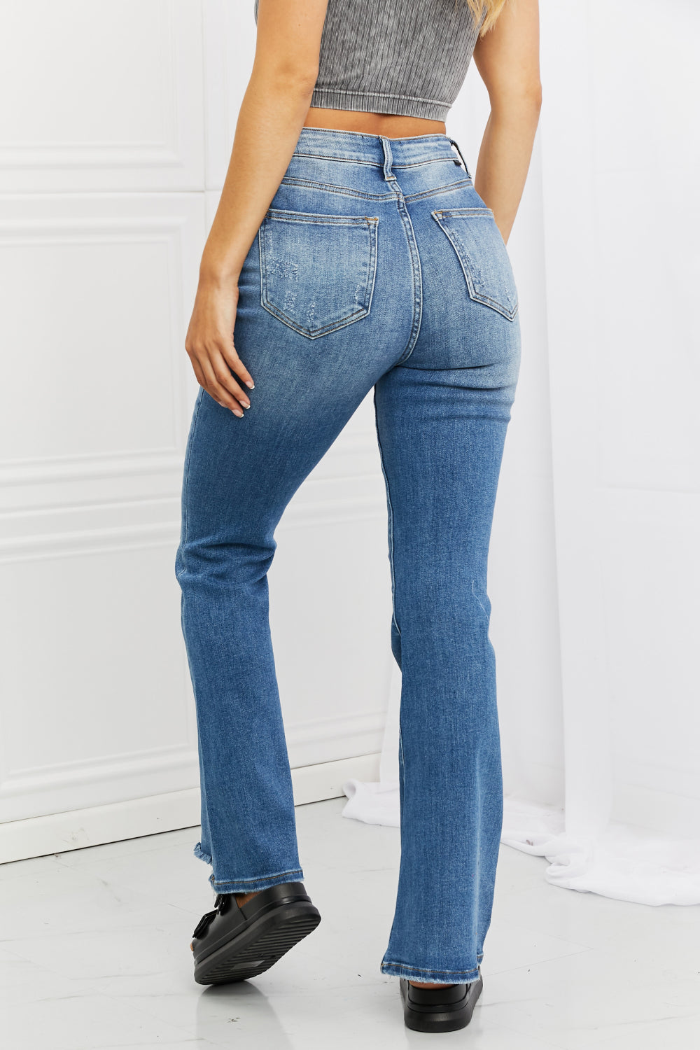 RISEN Iris High Waisted Flare Jeans - ONLINE EXCLUSIVE