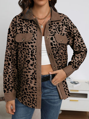 Leopard Buttoned Jacket - ONLINE EXCLUSIVE
