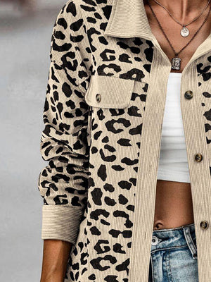 Leopard Buttoned Jacket - ONLINE EXCLUSIVE