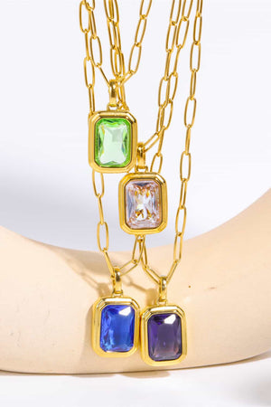 Bejeweled Pendant Necklace - ONLINE EXCLUSIVE