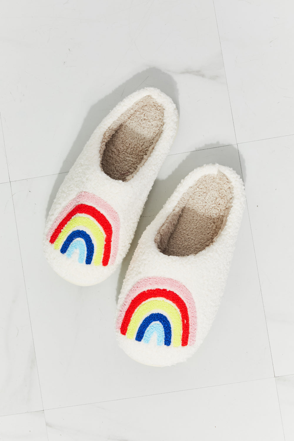 Rainbow Plush Slipper - ONLINE EXCLUSIVE