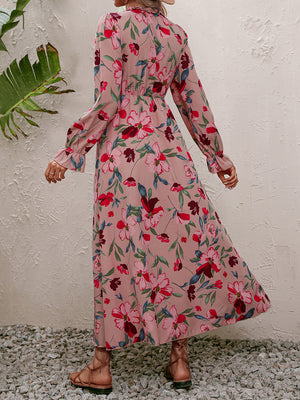 Floral Frill Maxi Dress - ONLINE EXCLUSIVE