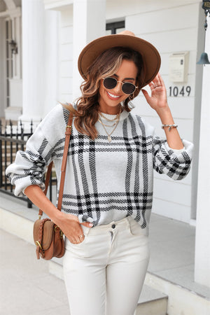 It's All About The Plaid Sweater - ONLINE EXCLUSIVE