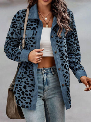 Leopard Buttoned Jacket - ONLINE EXCLUSIVE