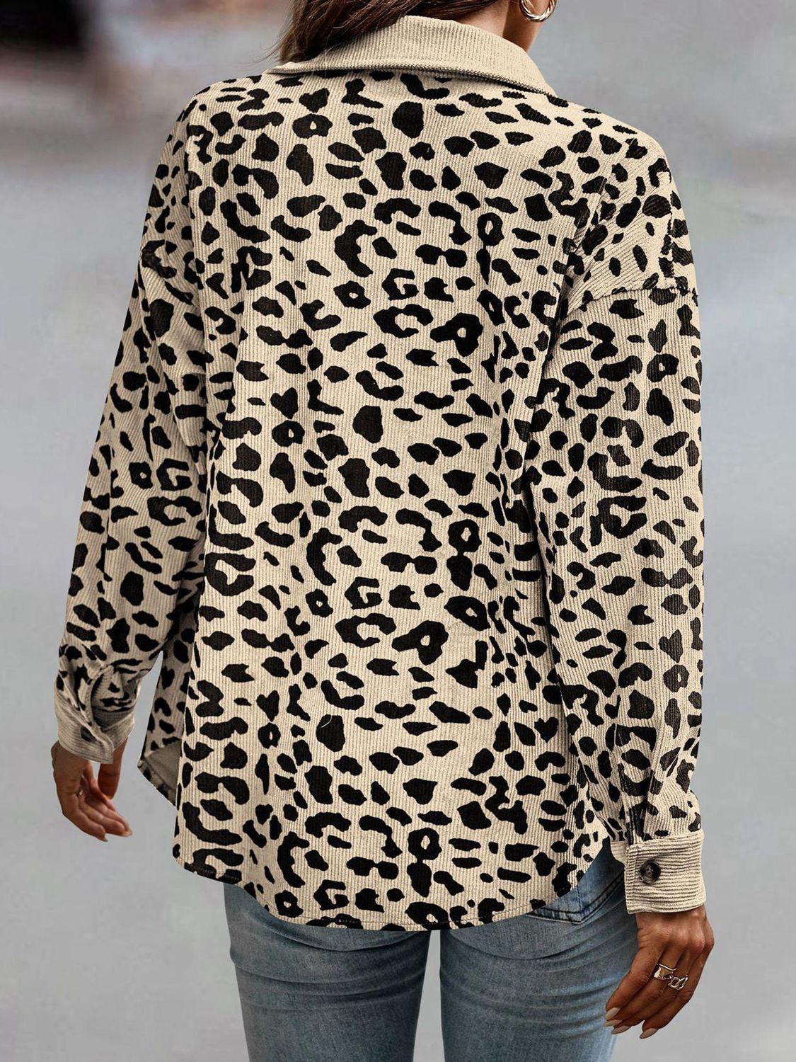 Leopard Buttoned Jacket - ONLINE EXCLUSIVE