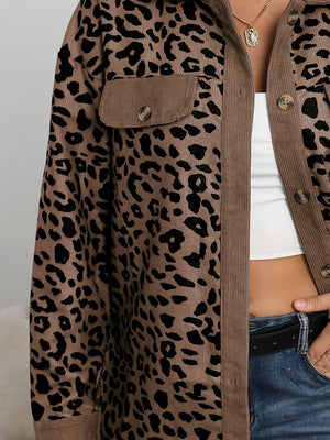 Leopard Buttoned Jacket - ONLINE EXCLUSIVE