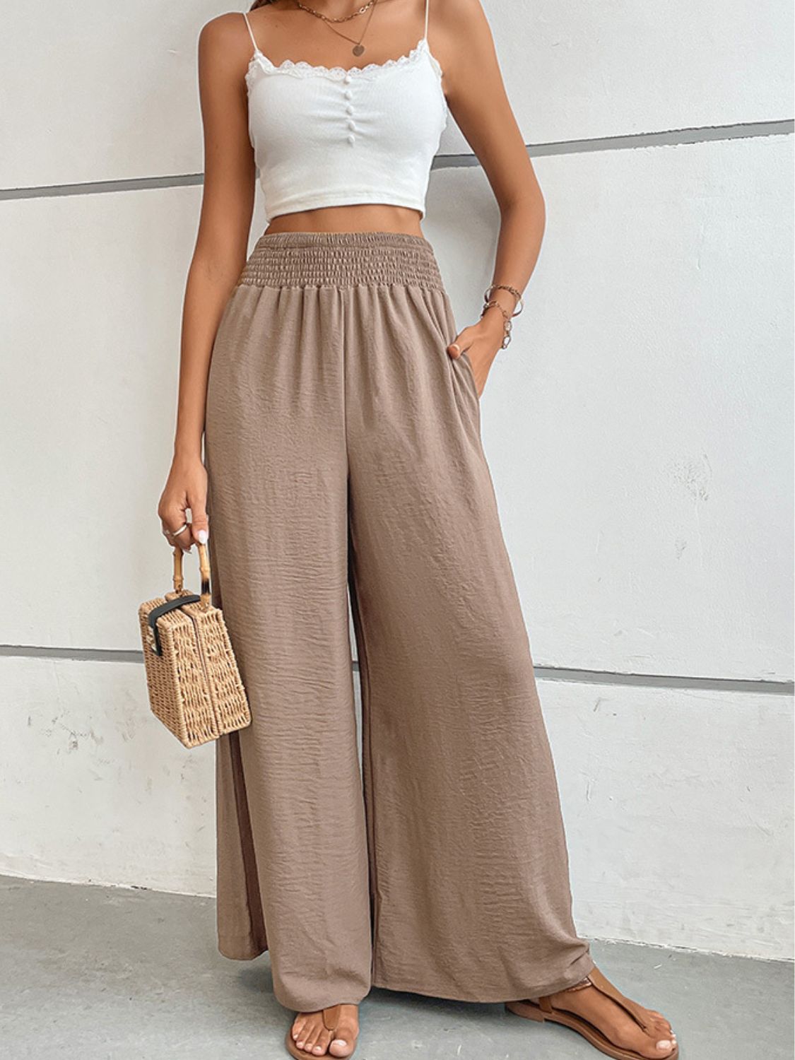 Wide Waistband Relax Fit Pants - ONLINE EXCLUSIVE