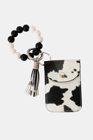 Bead Wristlet Key Chain with Wallet - ONLINE EXCLUSIVE