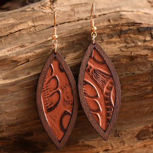 Wooden Dangle Earrings - ONLINE EXCLUSIVE