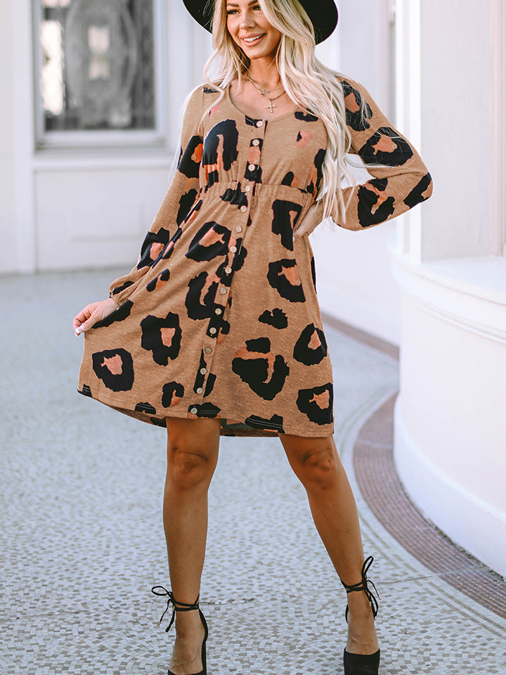 Safari Long Sleeve Button-Up Dress - ONLINE EXCLUSIVE