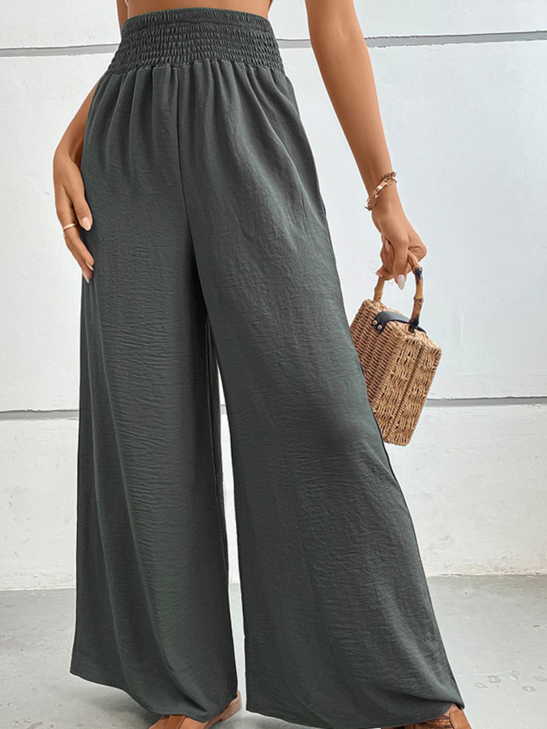 Wide Waistband Relax Fit Pants - ONLINE EXCLUSIVE