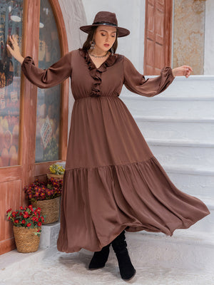 Chestnut Maxi Dress - ONLINE EXCLUSIVE