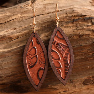 Wooden Dangle Earrings - ONLINE EXCLUSIVE