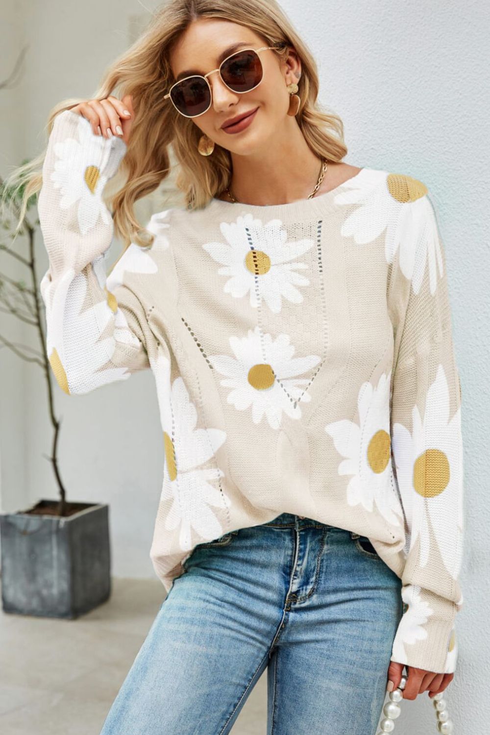 For The Love Of Daisies Sweater - ONLINE EXCLUSIVE