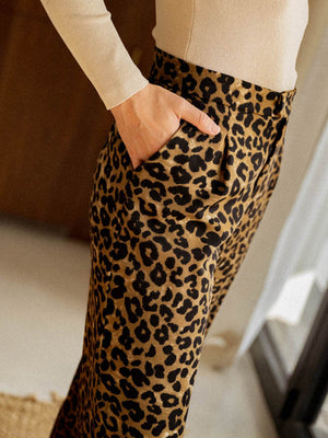 Leopard Wide Leg Pants - ONLINE EXCLUSIVE
