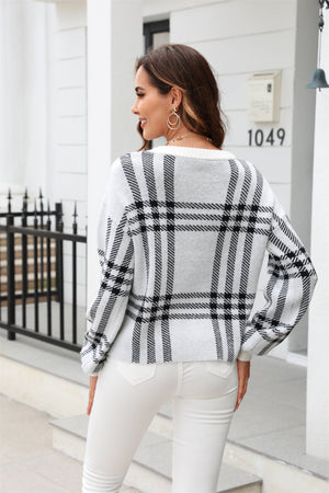 It's All About The Plaid Sweater - ONLINE EXCLUSIVE