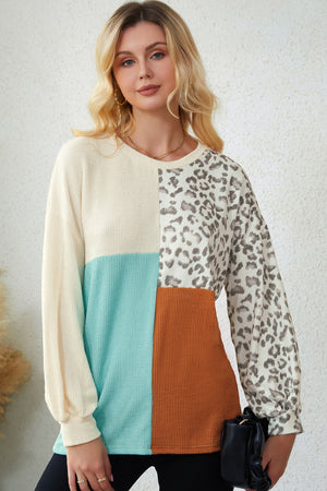 Leopard Patchwork Top - ONLINE EXCLUSIVE