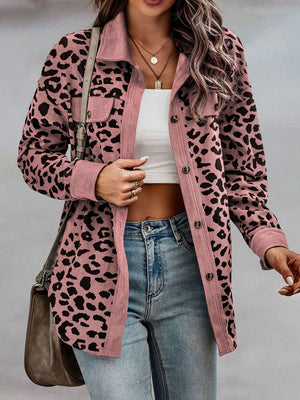 Leopard Buttoned Jacket - ONLINE EXCLUSIVE